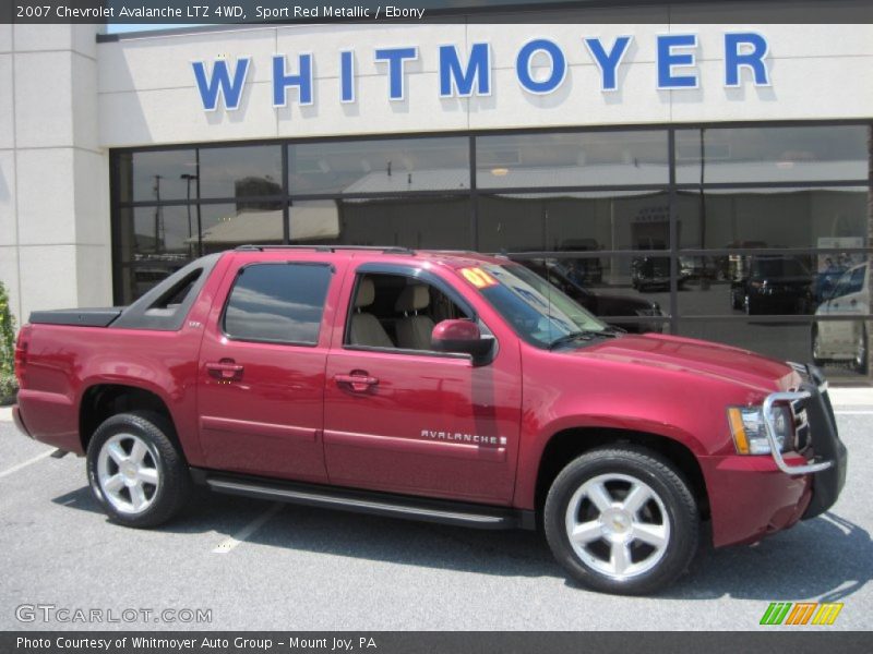 Sport Red Metallic / Ebony 2007 Chevrolet Avalanche LTZ 4WD