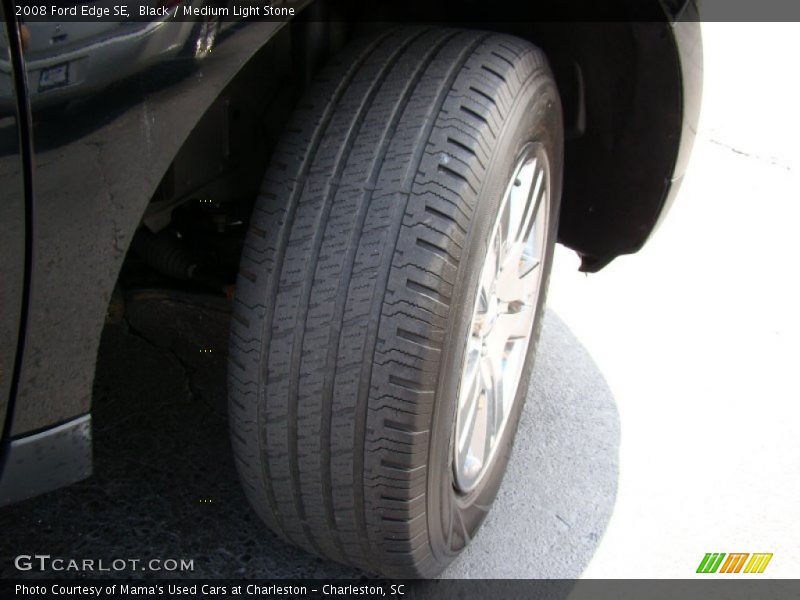 Black / Medium Light Stone 2008 Ford Edge SE