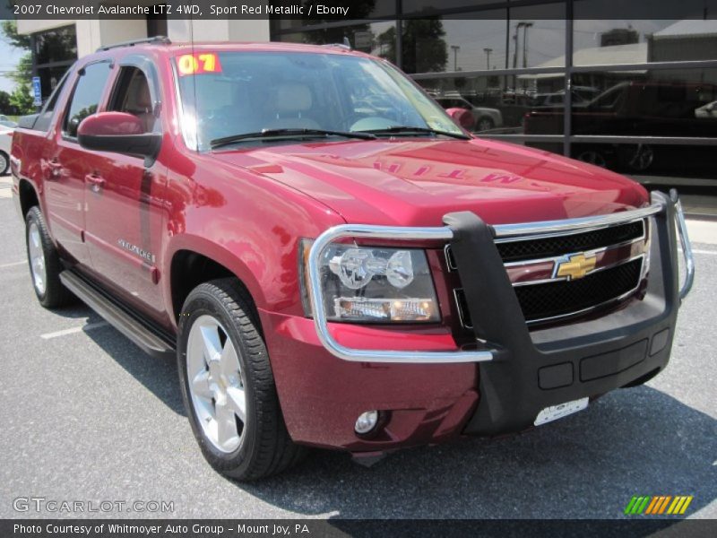 Sport Red Metallic / Ebony 2007 Chevrolet Avalanche LTZ 4WD