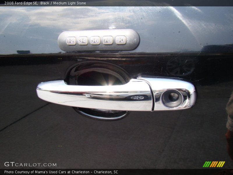 Black / Medium Light Stone 2008 Ford Edge SE