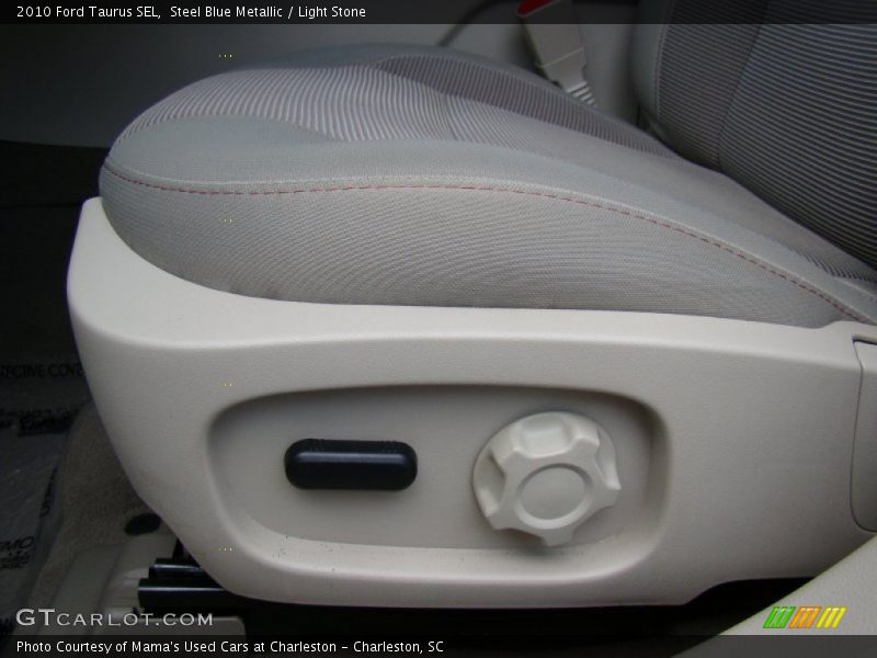 Steel Blue Metallic / Light Stone 2010 Ford Taurus SEL