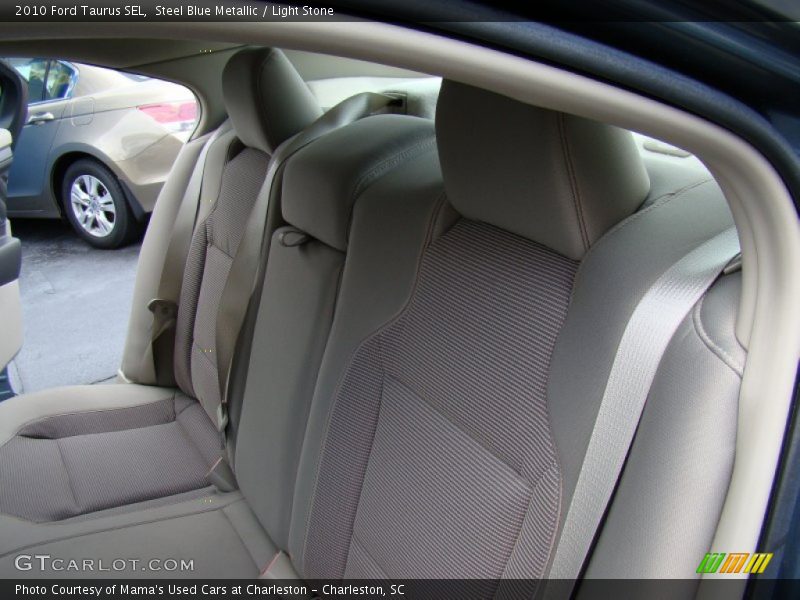 Steel Blue Metallic / Light Stone 2010 Ford Taurus SEL