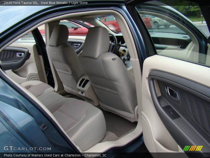 Steel Blue Metallic / Light Stone 2010 Ford Taurus SEL