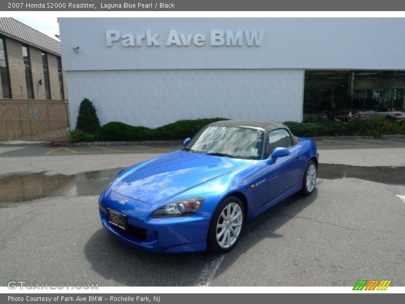Laguna Blue Pearl / Black 2007 Honda S2000 Roadster