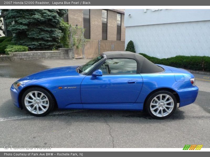 Laguna Blue Pearl / Black 2007 Honda S2000 Roadster