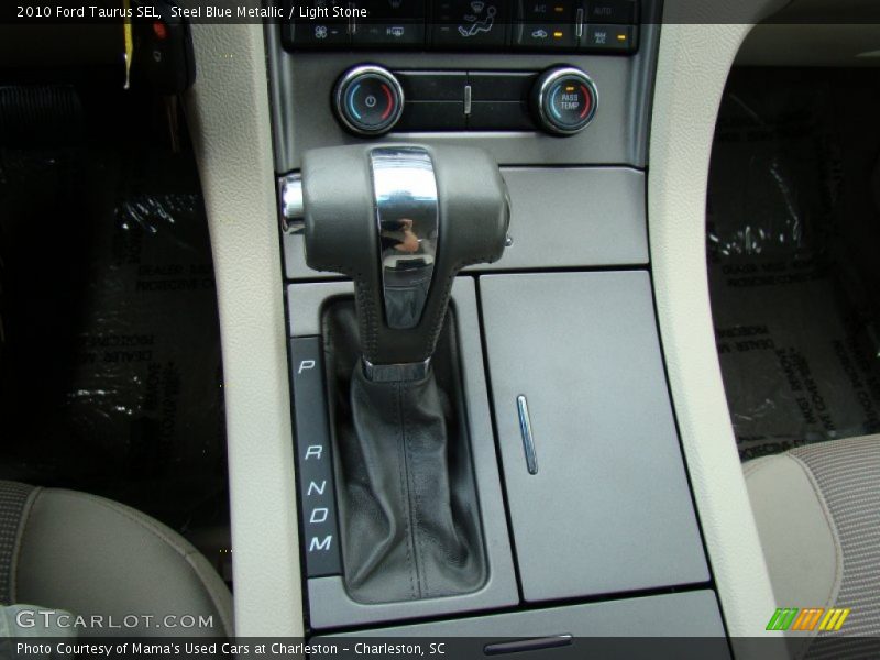 Steel Blue Metallic / Light Stone 2010 Ford Taurus SEL