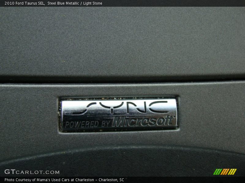 Steel Blue Metallic / Light Stone 2010 Ford Taurus SEL