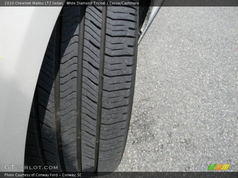 White Diamond Tricoat / Cocoa/Cashmere 2010 Chevrolet Malibu LTZ Sedan