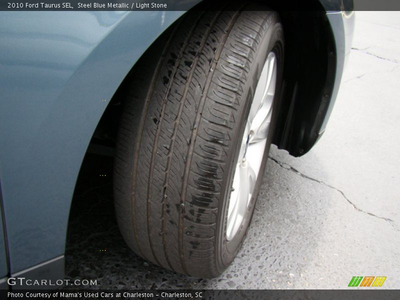 Steel Blue Metallic / Light Stone 2010 Ford Taurus SEL