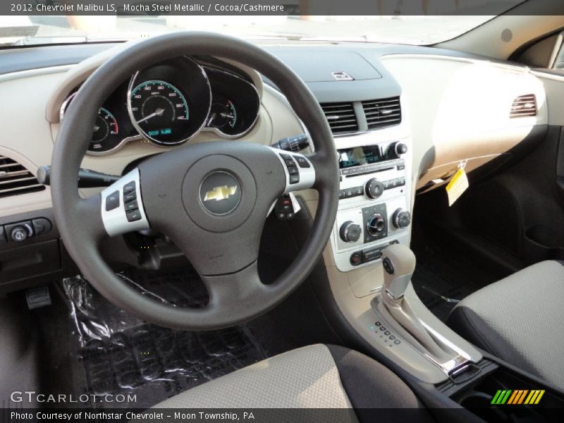 Dashboard of 2012 Malibu LS