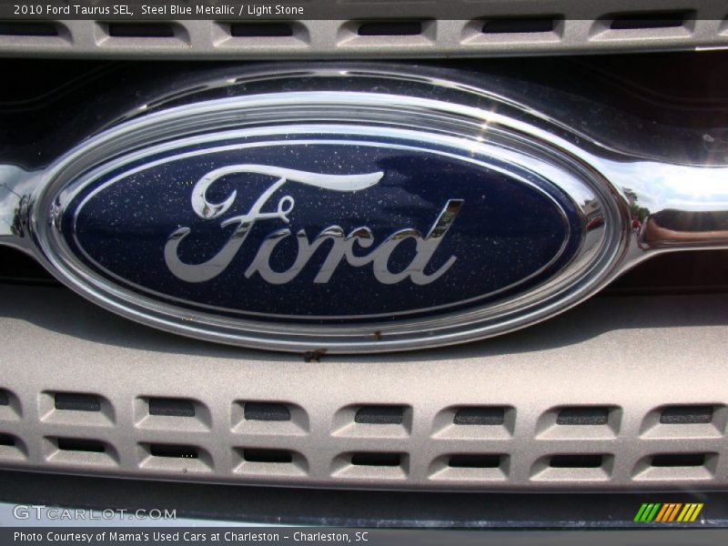 Steel Blue Metallic / Light Stone 2010 Ford Taurus SEL
