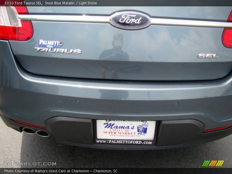 Steel Blue Metallic / Light Stone 2010 Ford Taurus SEL