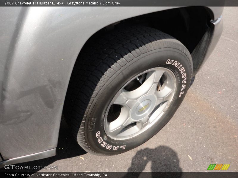 Graystone Metallic / Light Gray 2007 Chevrolet TrailBlazer LS 4x4