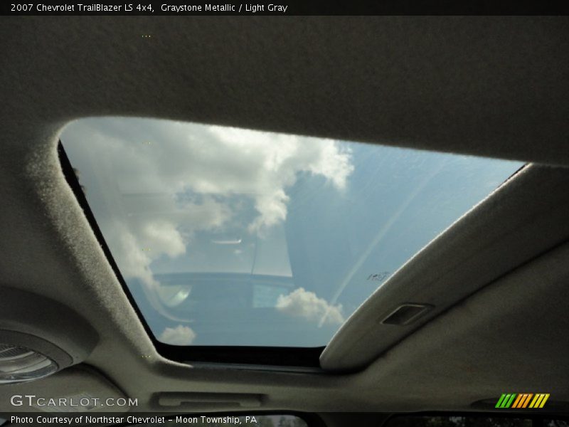 Graystone Metallic / Light Gray 2007 Chevrolet TrailBlazer LS 4x4