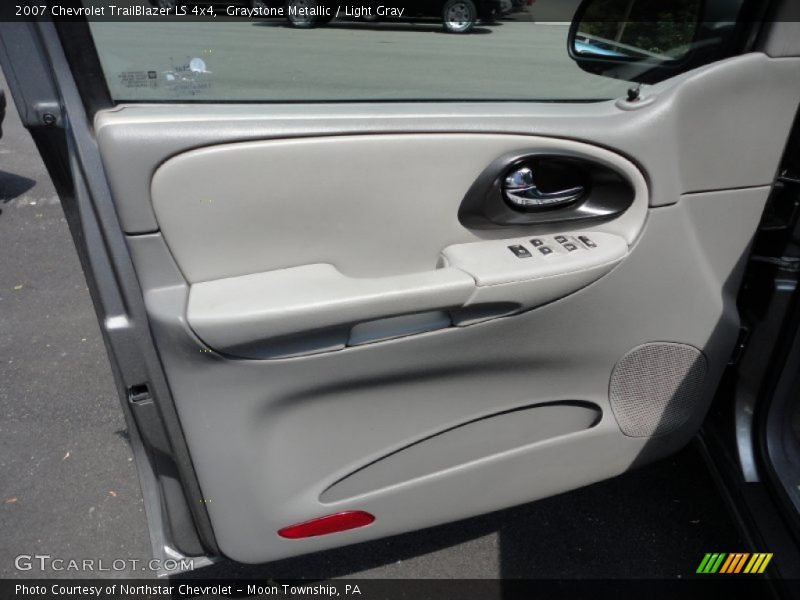 Graystone Metallic / Light Gray 2007 Chevrolet TrailBlazer LS 4x4