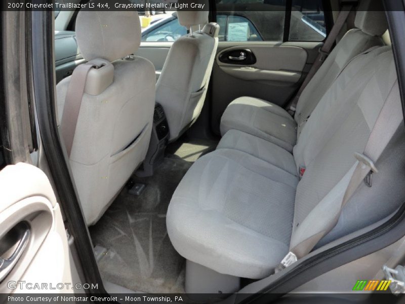 Graystone Metallic / Light Gray 2007 Chevrolet TrailBlazer LS 4x4