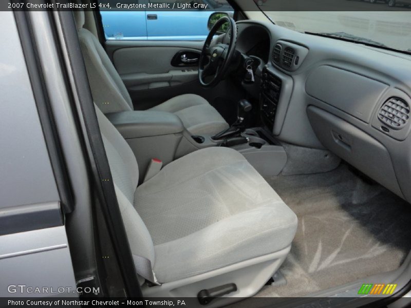 Graystone Metallic / Light Gray 2007 Chevrolet TrailBlazer LS 4x4