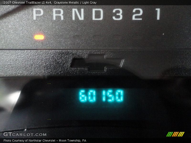 Graystone Metallic / Light Gray 2007 Chevrolet TrailBlazer LS 4x4