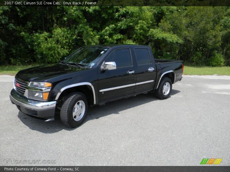Onyx Black / Pewter 2007 GMC Canyon SLE Crew Cab