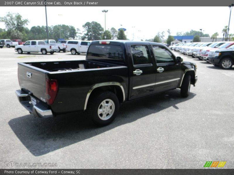 Onyx Black / Pewter 2007 GMC Canyon SLE Crew Cab