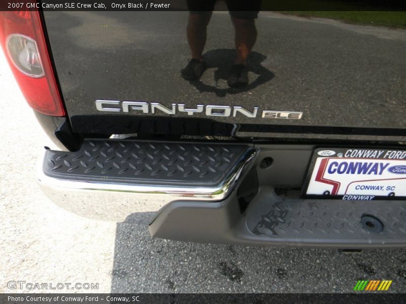 Onyx Black / Pewter 2007 GMC Canyon SLE Crew Cab