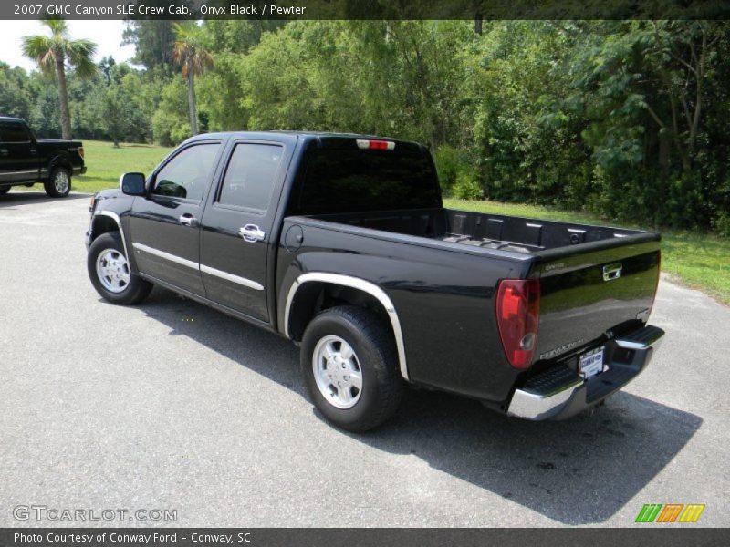 Onyx Black / Pewter 2007 GMC Canyon SLE Crew Cab