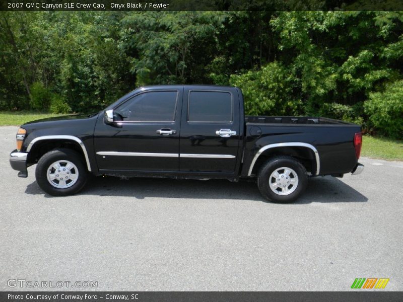 Onyx Black / Pewter 2007 GMC Canyon SLE Crew Cab