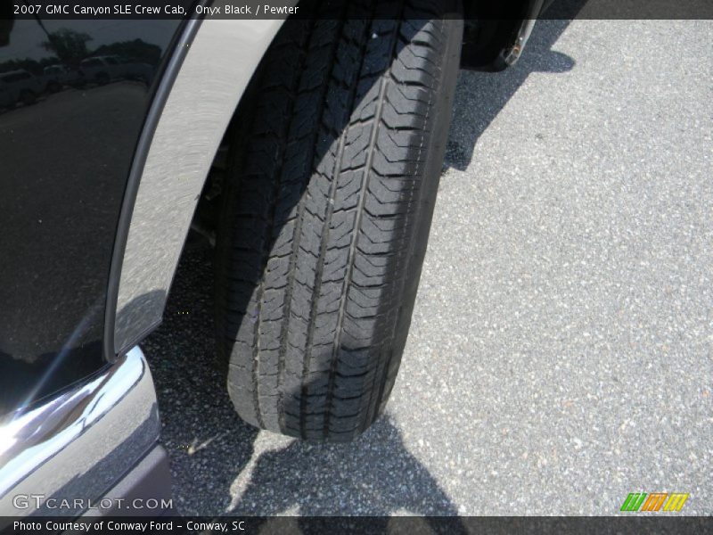 Onyx Black / Pewter 2007 GMC Canyon SLE Crew Cab