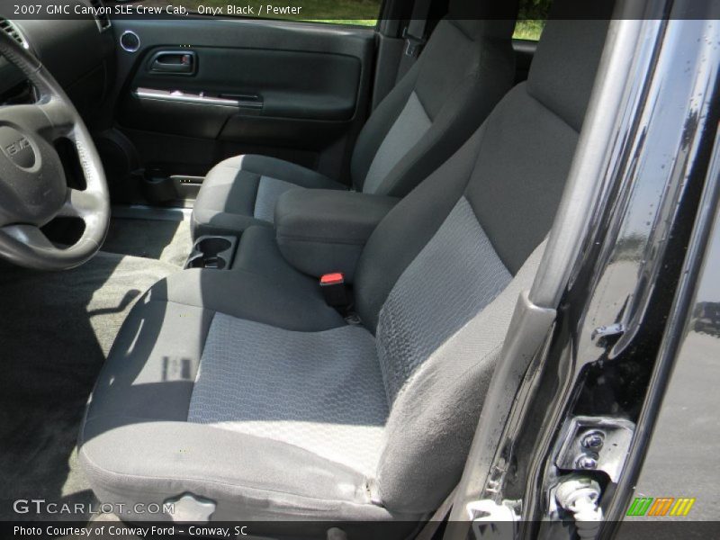 Onyx Black / Pewter 2007 GMC Canyon SLE Crew Cab