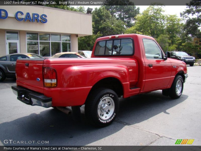 Bright Red / Medium Graphite 1997 Ford Ranger XLT Regular Cab