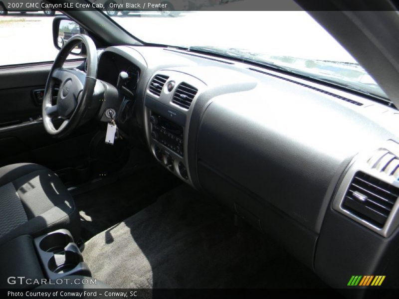 Onyx Black / Pewter 2007 GMC Canyon SLE Crew Cab