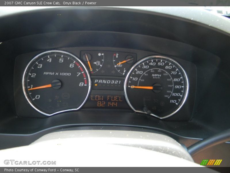 Onyx Black / Pewter 2007 GMC Canyon SLE Crew Cab
