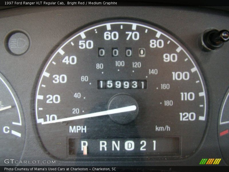 Bright Red / Medium Graphite 1997 Ford Ranger XLT Regular Cab