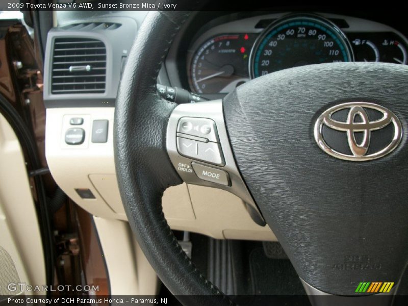 Sunset Bronze Mica / Ivory 2009 Toyota Venza V6 AWD