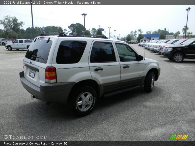 Oxford White / Medium Parchment Beige 2001 Ford Escape XLS V6