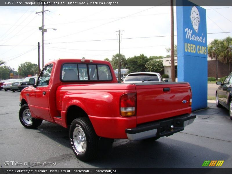 Bright Red / Medium Graphite 1997 Ford Ranger XLT Regular Cab