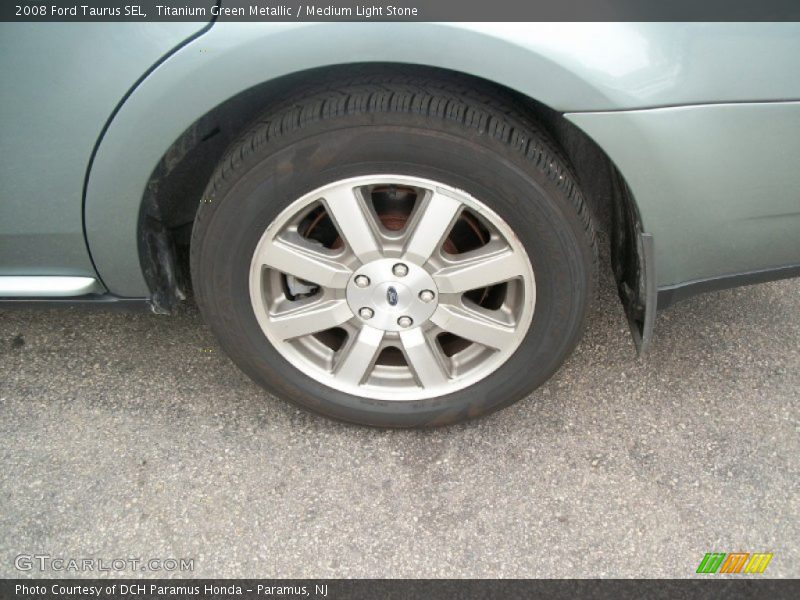 Titanium Green Metallic / Medium Light Stone 2008 Ford Taurus SEL