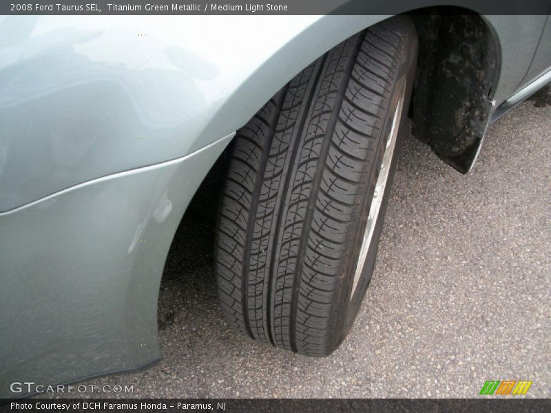 Titanium Green Metallic / Medium Light Stone 2008 Ford Taurus SEL