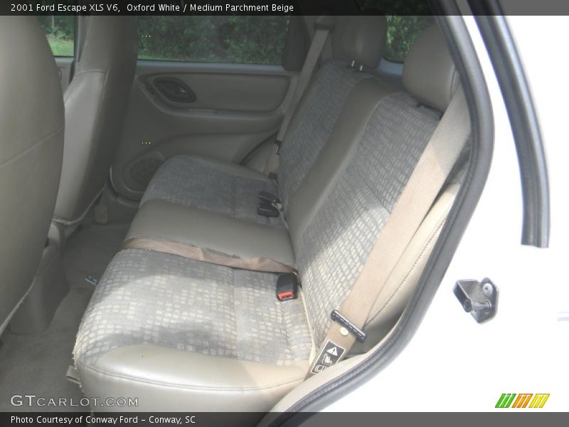 Oxford White / Medium Parchment Beige 2001 Ford Escape XLS V6