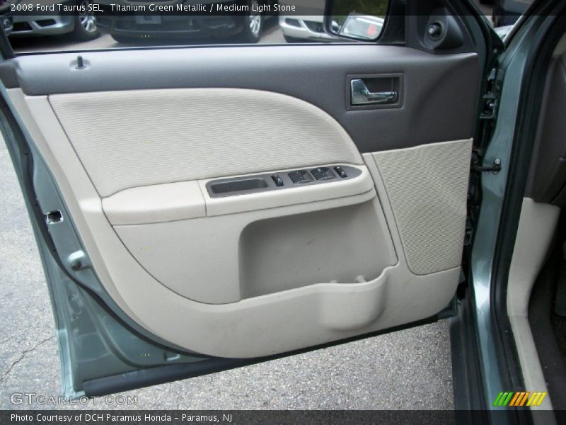 Titanium Green Metallic / Medium Light Stone 2008 Ford Taurus SEL