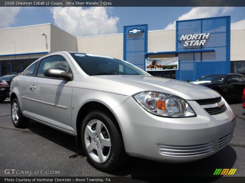 Ultra Silver Metallic / Gray 2008 Chevrolet Cobalt LS Coupe