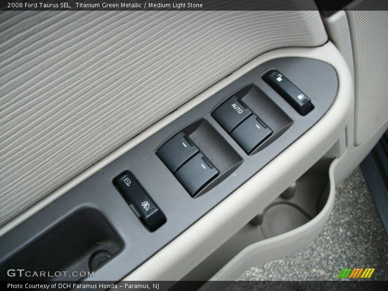 Titanium Green Metallic / Medium Light Stone 2008 Ford Taurus SEL