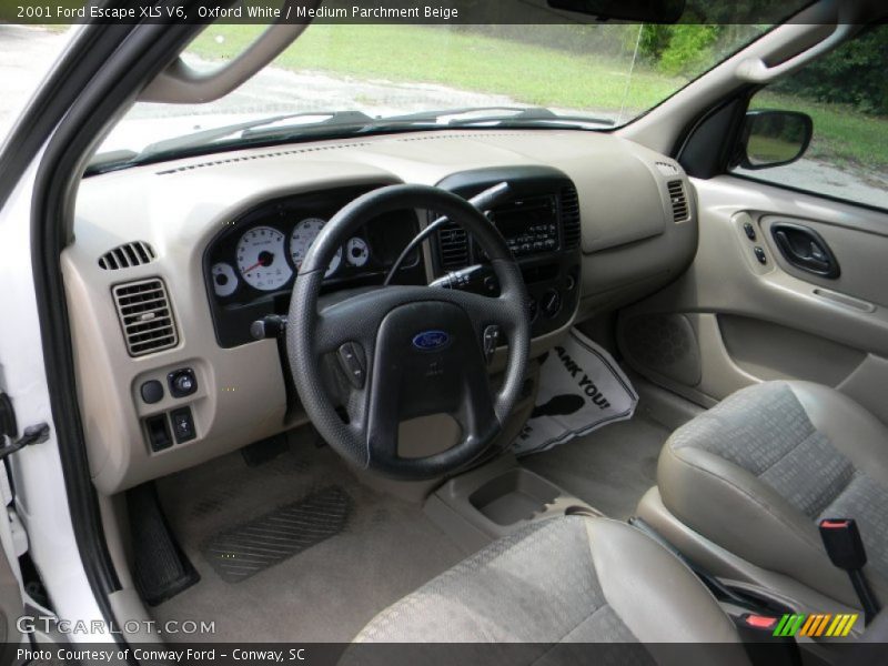  2001 Escape XLS V6 Medium Parchment Beige Interior