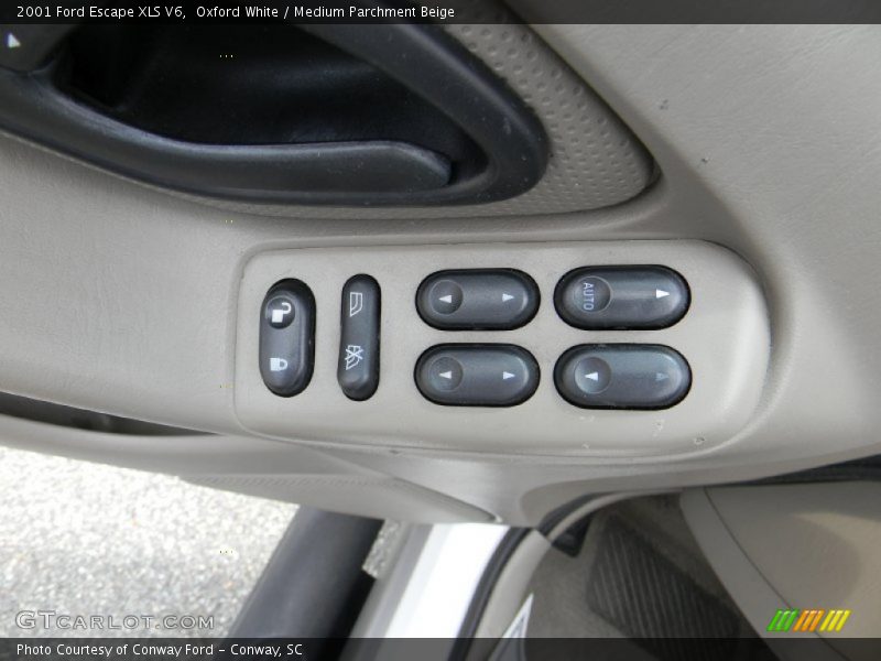 Oxford White / Medium Parchment Beige 2001 Ford Escape XLS V6