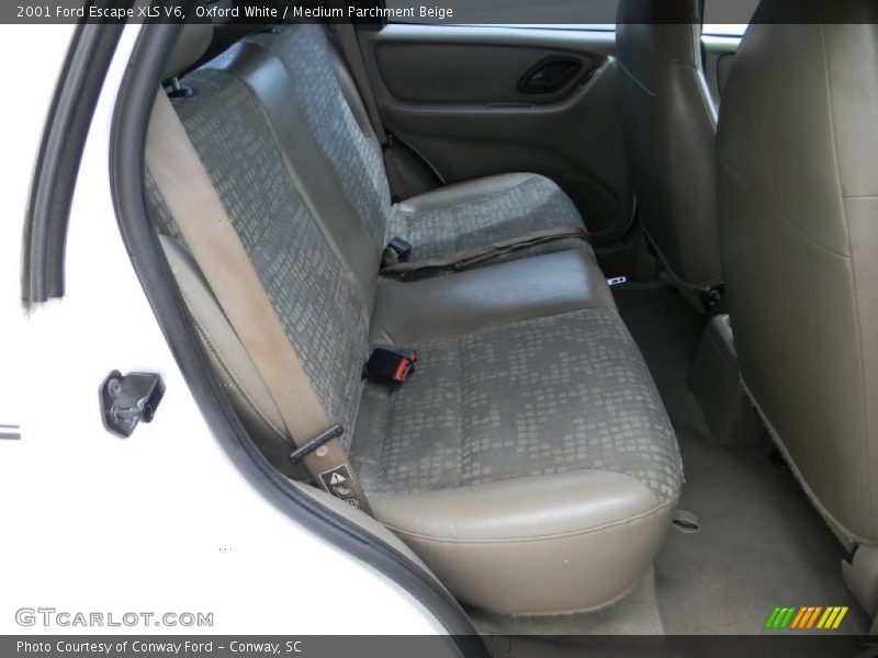 Oxford White / Medium Parchment Beige 2001 Ford Escape XLS V6
