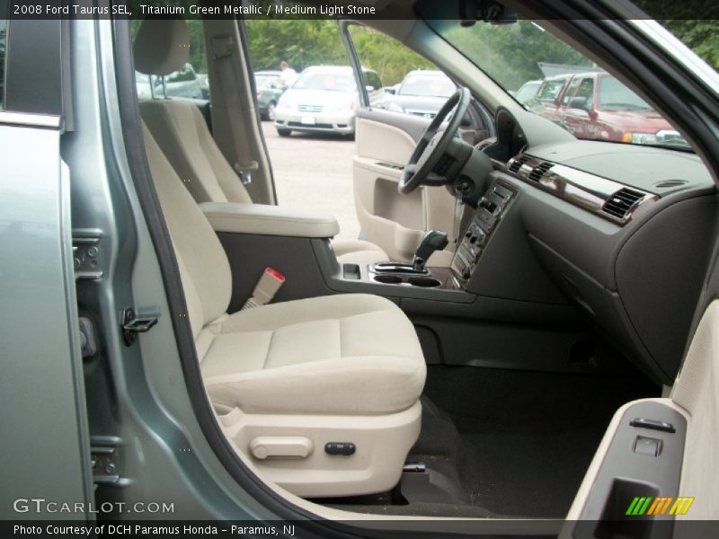 Titanium Green Metallic / Medium Light Stone 2008 Ford Taurus SEL