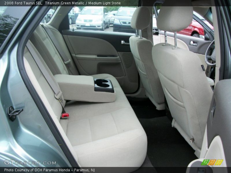 Titanium Green Metallic / Medium Light Stone 2008 Ford Taurus SEL