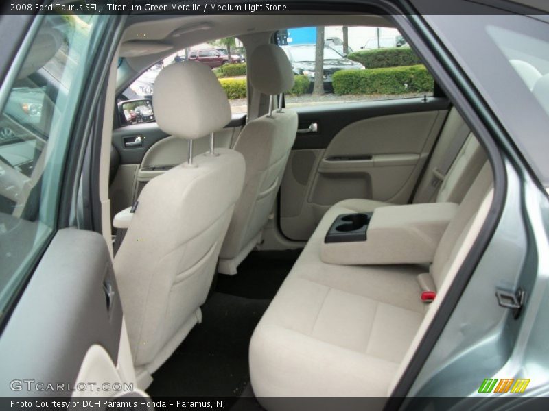 Titanium Green Metallic / Medium Light Stone 2008 Ford Taurus SEL