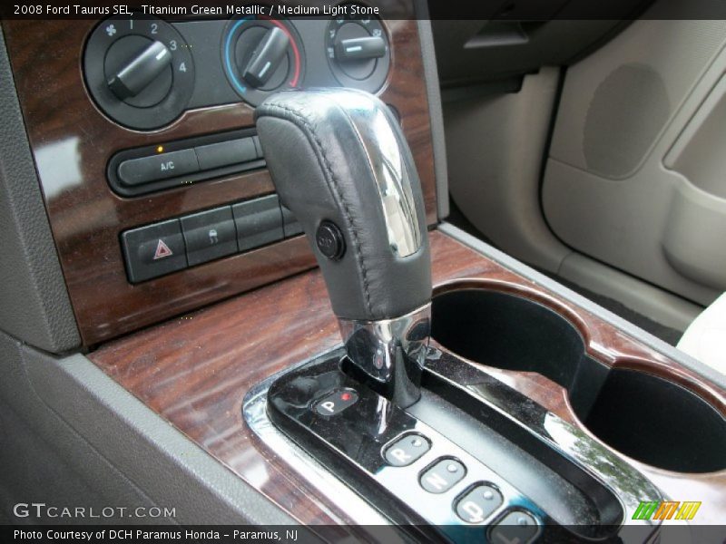Titanium Green Metallic / Medium Light Stone 2008 Ford Taurus SEL