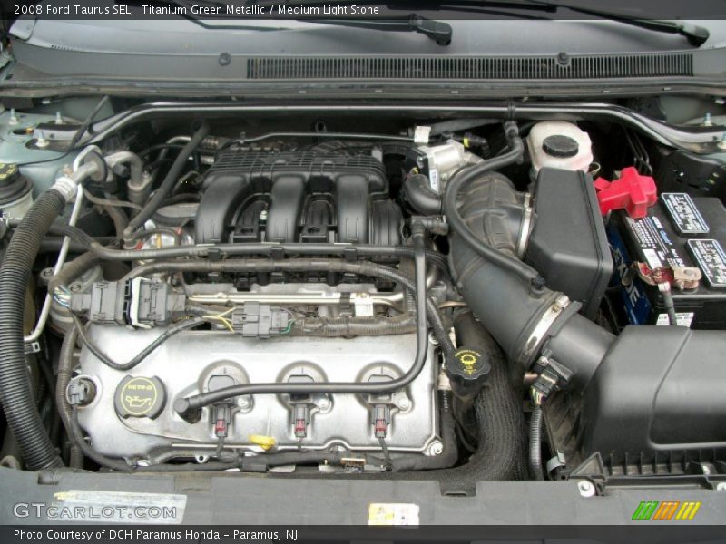 Titanium Green Metallic / Medium Light Stone 2008 Ford Taurus SEL